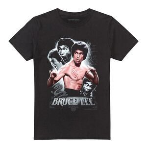 Bruce Lee Unisex Adult Lee Inner Fury T-Shirt / Black